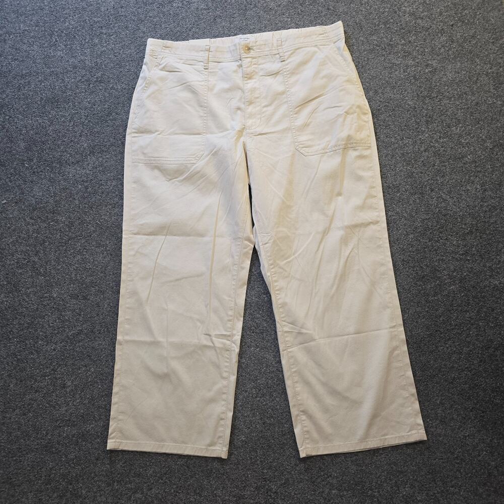 Banana Republic Pants Womens Size XL Beige Straight Ankle Khaki Capsule Casual